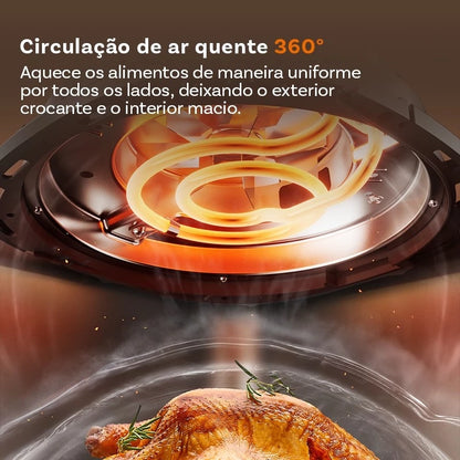 Air Fryer Gaabor 2.8L — Fritadeira Sem Óleo com Timer e 200°C