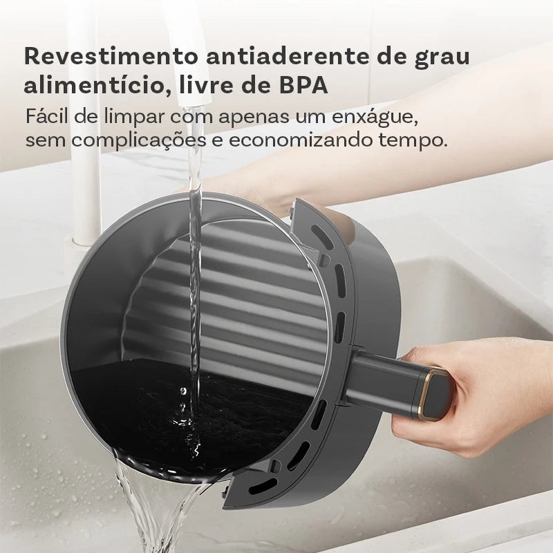 Air Fryer Gaabor 2.8L — Fritadeira Sem Óleo com Timer e 200°C