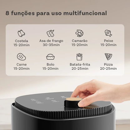Air Fryer Gaabor 2.8L — Fritadeira Sem Óleo com Timer e 200°C